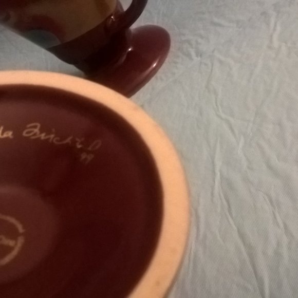 Linda Frichtel Set Of 2 Vintage Jazz Mardi Gras Source Incorporated Cups 1999 - Picture 7 of 16